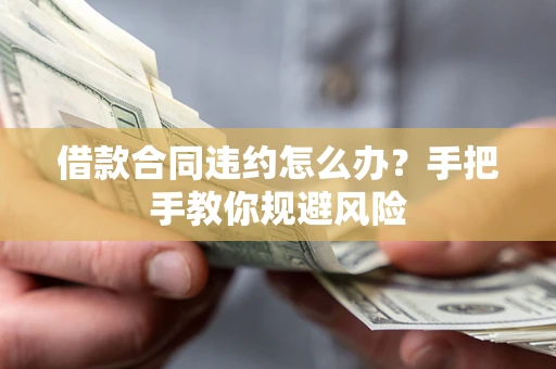 武汉借款合同违约怎么办？手把手教你规避风险
