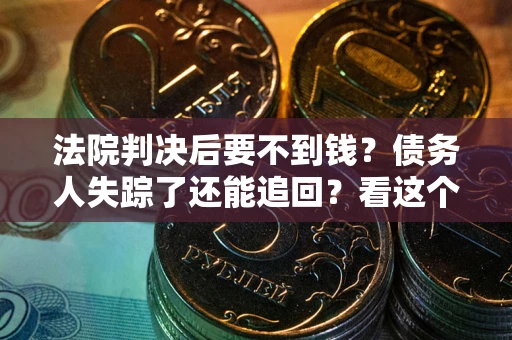 武汉法院判决后要不到钱？债务人失踪了还能追回？看这个方法！