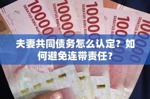 武汉夫妻共同债务怎么认定？如何避免连带责任？