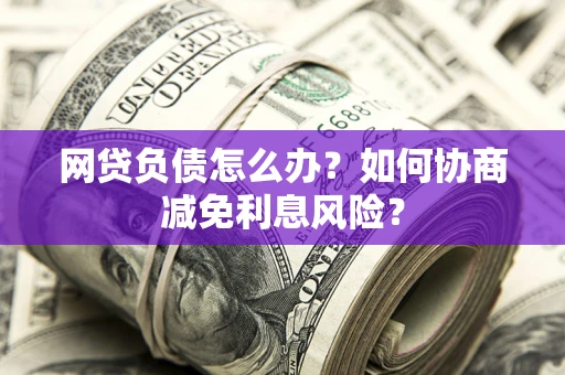 武汉网贷负债怎么办？如何协商减免利息风险？