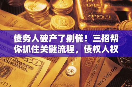 武汉债务人破产了别慌！三招帮你抓住关键流程，债权人权益不再缩水