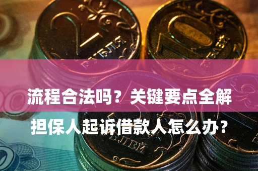 武汉

担保人起诉借款人怎么办？流程合法吗？关键要点全解析