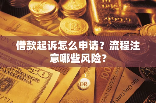 武汉借款起诉怎么申请？流程注意哪些风险？