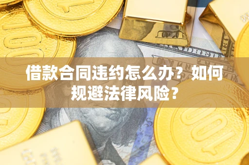 武汉借款合同违约怎么办？如何规避法律风险？