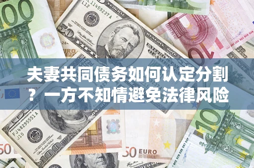 武汉夫妻共同债务如何认定分割？一方不知情避免法律风险必看！